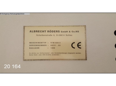 RÖDERS  (HSC) - Bohrwerke / Bearbeitungszentren / Bohrmaschinen - 6