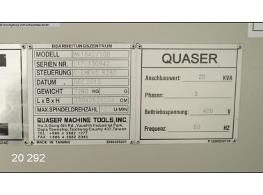 QUASER - Bohrwerke / Bearbeitungszentren / Bohrmaschinen - 8