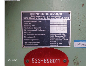 HEINRICHSGLÜCK - Schweissmaschinen etc. - 7